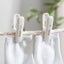 12Pcs Pack Plastic Laundry Clips With Hanging Rope For Towels Socks Carousel 5