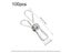 100pcs Stainless Steel Clothes Pegs For Drying Towels Clothing Carousel 1