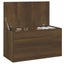 Storage Chest Brown Oak 84x42x46 Cm Engineered Wood Nopoka Carousel 5