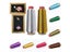 3600m/Roll Colorful Embroidery Cross Stitch DIY Manual Bright Silk Gold Thread Carousel 4