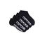 4 Pairs x Bonds Kids Logo Cushioned Low Cut Black Socks Carousel 1