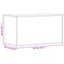 Storage Chest Concrete Grey 84X42x46 Cm Engineered Wood Blanket Boxes Carousel 2