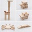 51Pcs Pine Wood Block Stacking Game Set For Kids Adults Jenga Blocks - NEW Carousel 6