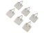 10/60Pcs Invisible Adhesive Plate Hanger Sticky Photo Frame Hangers Without Carousel 3