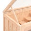 Hamster Cage 60X35.5X42 Cm Solid Wood Fir Oixtin Carousel 8
