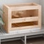 Hamster Cage 60X35.5X42 Cm Solid Wood Fir Oixtin Carousel 9