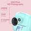 A18 Hd Printable Cartoon Kids Digital Camera With Rotating Lens - Blue & 32G Carousel 3