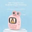A18 Hd Printable Cartoon Kids Digital Camera With Rotating Lens - Blue & 32G Carousel 4