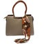 Large Beige Stone Pattern Handbag Carousel 1