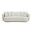 Curved Sofa - Oberoy Linen & Burl Walnut ( 2.32m X 1mx 66cm) Carousel 1