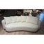 Curved Sofa - Oberoy Linen & Burl Walnut ( 2.32m X 1mx 66cm) Carousel 4
