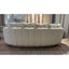Curved Sofa - Oberoy Linen & Burl Walnut ( 2.32m X 1mx 66cm) Carousel 5