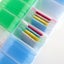 Plastic Bobbins Set With Storage Box Spool Thread Card Embroidery Floss DIY Carousel 6