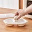 1pc Microwave Eggs Poacher Double-Cup Egg Boiler Kitchen Gadget Hot Spring Egg Carousel 5
