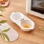 1pc Microwave Eggs Poacher Double-Cup Egg Boiler Kitchen Gadget Hot Spring Egg Carousel 7