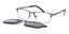 Clip on Rectangle Grey SmartBuy Collection Elma with Clip-On T-1368 M08 53 Carousel 1