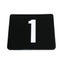 Table Number Set 1-50 Black Carousel 1