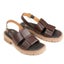EOS Womens Leonella Dark Brown Sandal with Back Strap Carousel 3