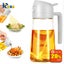 2in1 500ml Glass Spray Oil Sprayer Bottle Spray Oil Dispenser Oil Jar Cruet BBQ Carousel 3
