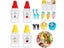 Mini Sauce Box Squeeze Bottle Tomato Honey Condiment Dispenser Containers For Carousel 3