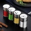 Stainless Steel Spice Jars Barbecue Salt Shaker Pepper Seasoning Bottle Home Carousel 6