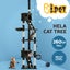 I.Pet Cat Tree 260Cm Trees Scratching Post Scratcher Tower Condo House Furniture Carousel 3