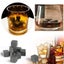 Hod Health & Home Whisky Stones Marble Granite 9 Pcs Set With Pouch Reusable Ice Carousel 7