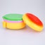 Hod Health & Home 1000Ml Plastic Hamburger Bento Lunch Box Food Double Container Carousel 4