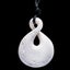 Small Engraved Twist, handcrafted bone pendant Carousel 1