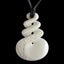 Engraved Triple Twist, handcrafted bone pendant Carousel 1