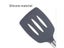 1pc Non-Stick Silicone Kitchen Utensil Wood Slotted Spatula Skimmer Spoon Soup Carousel 6