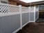 Bertha- Lattice-Top Privacy PVC Fence Combined Panel Kit 1800H x 2440W Carousel 6