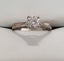 A Classic 18 CT White Gold 0.66 Carat Certified Solitaire Natural Diamond Ring Carousel 2