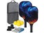 Fiberglass Pickleball Paddles With 4 Balls Pickleball Rackets Set Blue Carousel 2