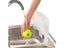 1Pc Kitchen Sink Water Splash Guards With Sucker Waterproof Screen For Dish Carousel 3