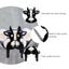Hod Health & Home Metal Cow Toilet Holder Free Standing Bathroom Storage Decor Carousel 4