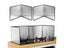 Kitchen Anti Oil Splatter Shield Guard Anti-Splash Block 2-Sided Stainless Carousel 3