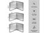 Kitchen Anti Oil Splatter Shield Guard Anti-Splash Block 2-Sided Stainless Carousel 6