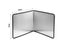 Kitchen Anti Oil Splatter Shield Guard Anti-Splash Block 2-Sided Stainless Carousel 1