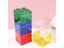 Transparent Visible Kids Coin Bank Building Block Design Storage Jar Carousel 6
