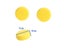 5 Piece Round Soft Water Absorbent Pottery Sculpture Sponge For Coloring Carousel 3