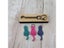 New Japan Steel Blade Wooden Die Kitten Key Chain Pendant Wallet Leather Craft Carousel 1