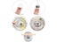250Pcs Handmade Candle Decor Making Set Cotton Thread Wooden Holder Base Carousel 6
