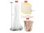 250Pcs Handmade Candle Decor Making Set Cotton Thread Wooden Holder Base Carousel 1