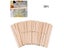 30 Pack Wooden Candle Wick Holders Wick Holders For Candle Making Wick Clips Carousel 1