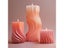 DIY Pattern Carving Cylindrical Candle Silicone Mold Unique Wave Pattern Roman Carousel 7
