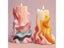 DIY Pattern Carving Cylindrical Candle Silicone Mold Unique Wave Pattern Roman Carousel 8