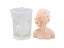 Ins Girl Scented Candle Silicone Mold Blindfolded Closed Eyes Portrait Plaster Carousel 8