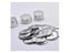 50 Sets(150pcs) 44MM Metal Badge Pin Button Maker Parts DIY Blank Badge Button Carousel 4
