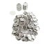 100Set Blank Badge Pin Button Maker Parts Supplies 25-58mm For Punch Press DIY Carousel 8
